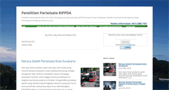 Desktop Screenshot of penelitianpariwisata.com